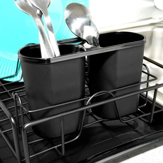 Kétrekeszes evőeszköztartó