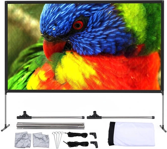 Hordozható vetítővászon BLITZWOLF BW-VS6 80" állvánnyal