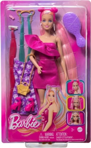 Barbie hajjáték – baba frizurakészítő kiegészítőkkel