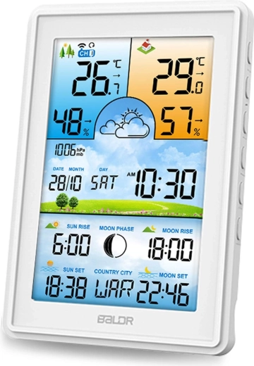 Színes LCD és áttekinthető megjelenítés