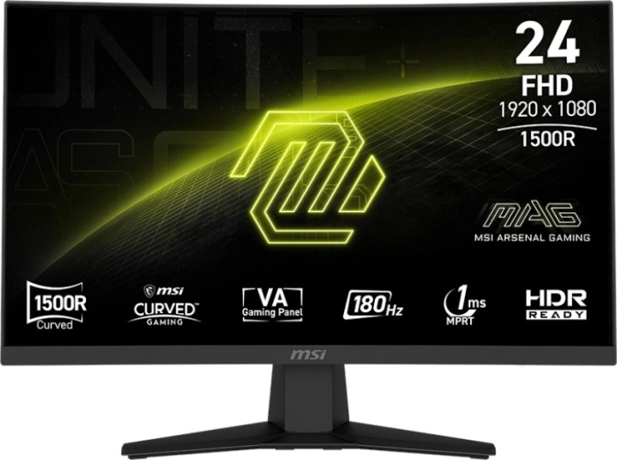 Ívelt monitor 23,6" MAG 244C LED FHD 180 Hz fekete