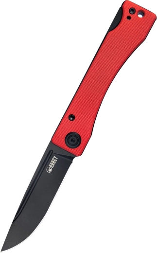 Kubey Akino zsebkés 7,7 cm Blackwash piros G10