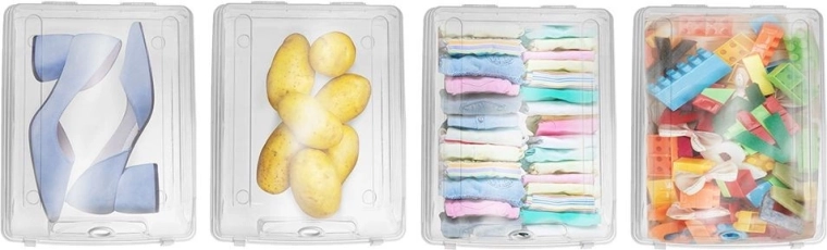 Átlátszó és áttekinthető tárolórendszer