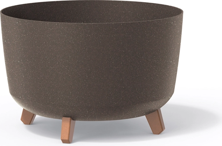Gracia Standard Eco Wood virágtartó 28,5 cm – kávé