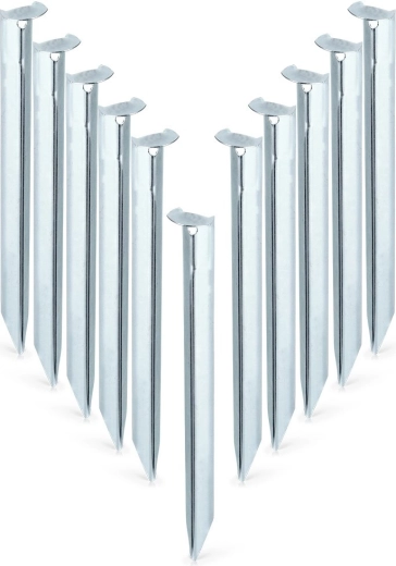 Fém sátorcövekek 23 cm – 10 db-os készlet