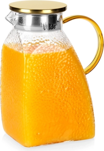 Vilde üveg kancsó fedéllel hűtőbe, 1,8 l