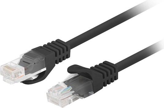 Patch kábel Cat 6 UTP 3 m fluke passed fekete (10 db-os csomag)