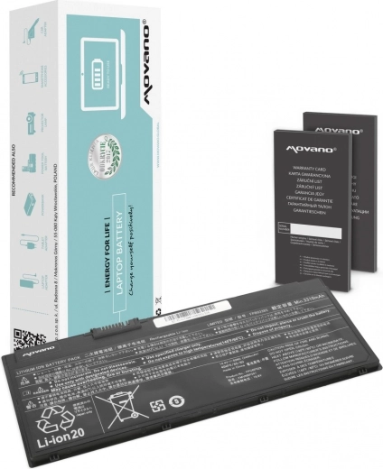 Movano FPB0338S akkumulátor Fujitsu LifeBook U758-hoz 3490 mAh (50 Wh)