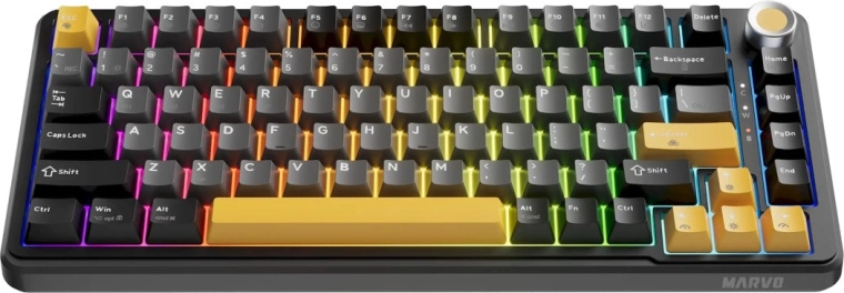 Három csatlakozási lehetőség és RGB háttérvilágítás
