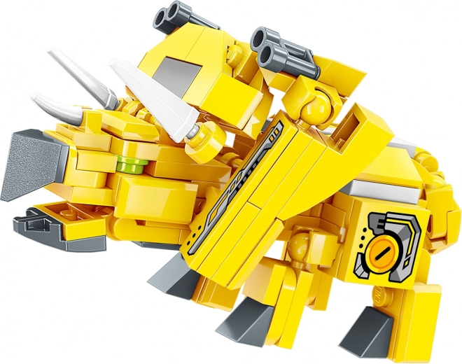 Qman szarvas dinoszaurusz – átalakítható építőkészlet