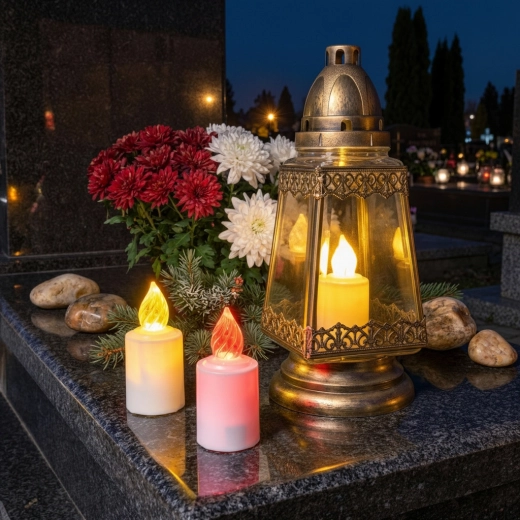 Ideális temetői mécseslámpába és lámpásba