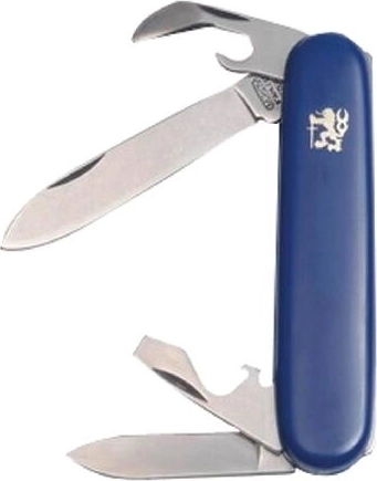 Rozsdamentes acél zsebkés műanyag markolattal, 90 mm