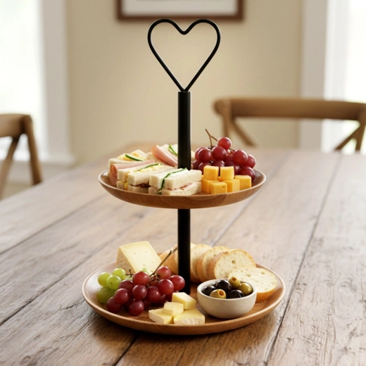 Kétszintes tálalás helytakarékosan