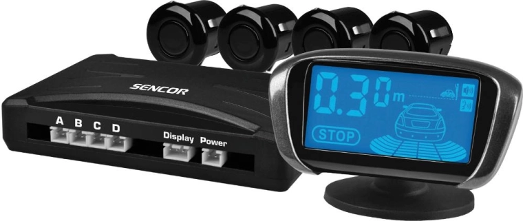 Sencor parkolóradar vezeték nélküli LCD-kijelzővel