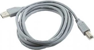 USB 2.0 kábel AB (AM–BM) 1,8 m szürke