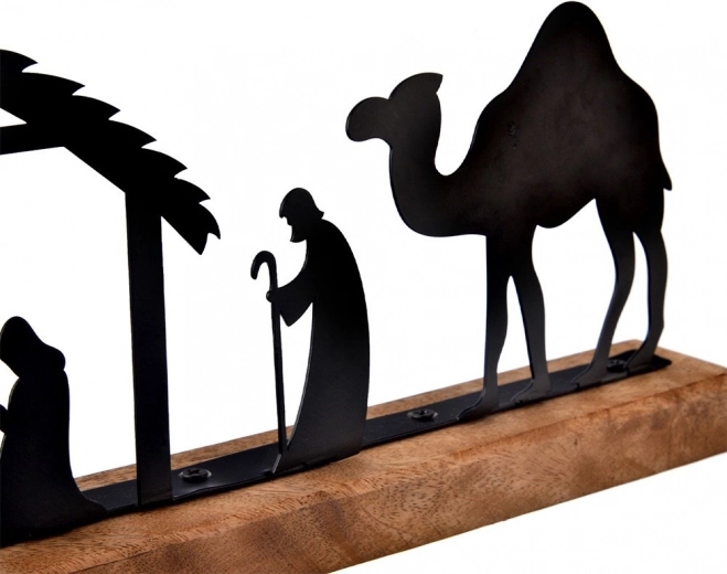 Stabil mangófából készült talapzat