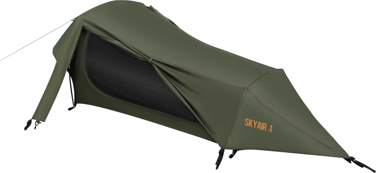 Könnyű egyrétegű sátor NILS CAMP Skyair 1 zöld