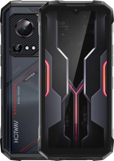 Strapabíró 5G okostelefon HOTWAV Hyper 7S fekete