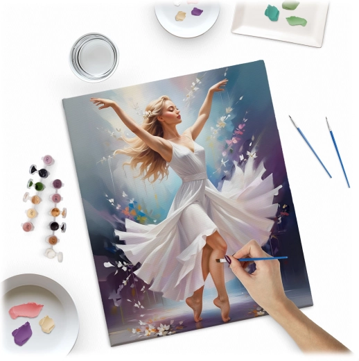 Teljes készlet 30 festékkel és 3 ecsettel