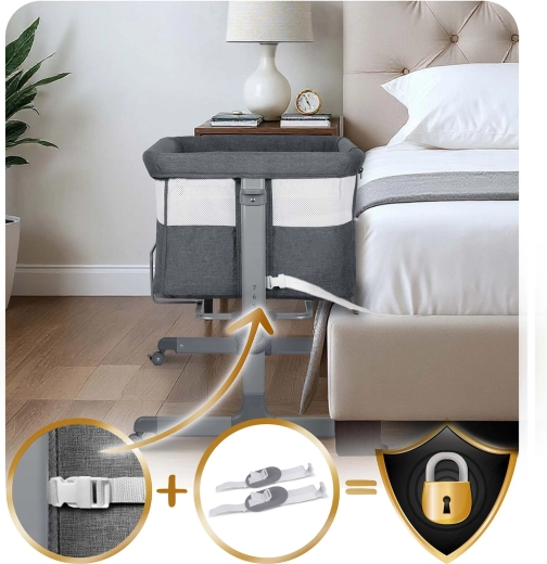 Biztonságos hozzátolás a szülői ágyhoz