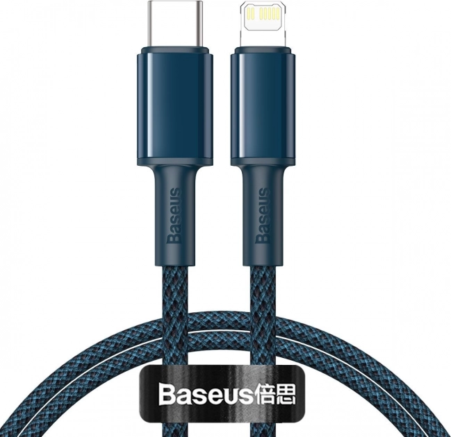Baseus gyorstöltő kábel C-Típusú a Lightning 20W 2m kék
