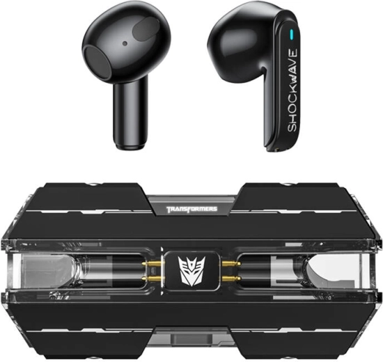 Vezeték nélküli TWS fülhallgató TRANSFORMERS TF‑T01 fekete