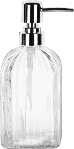 Kényelmes adagolás fényes, fémhatású pumpával