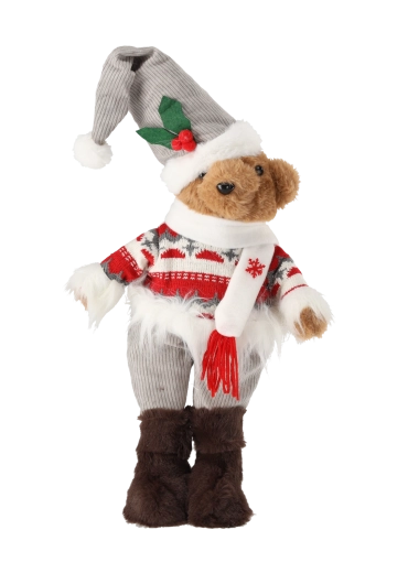 Részletgazdag téli öltözet és puha kivitel