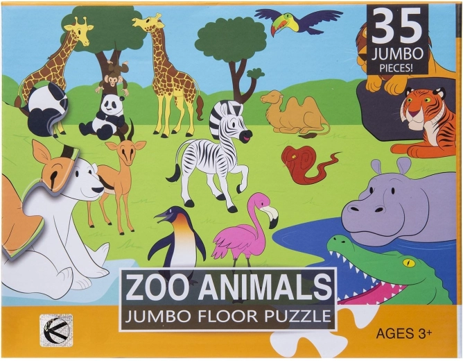 XXL gyermek puzzle állatkert – 1 db