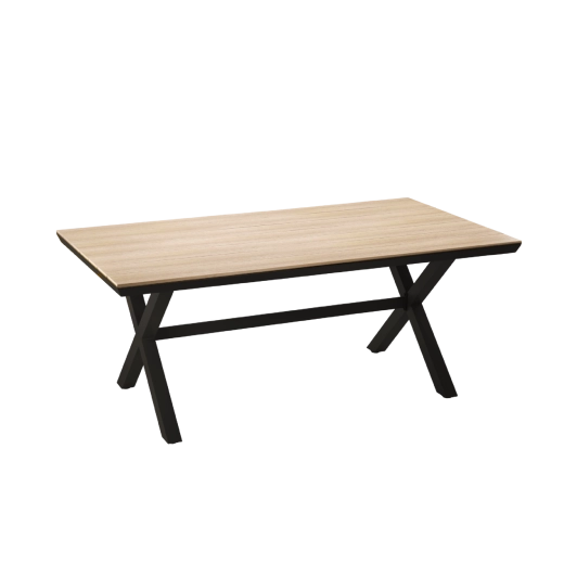 Időjárásálló, fa hatású polywood asztallap