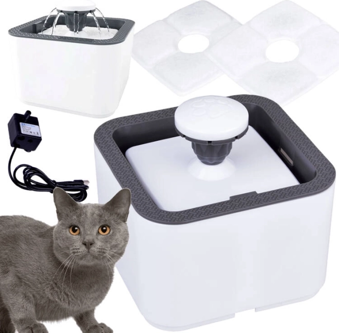 automata ivókút kutyáknak és macskáknak, 2,5 l