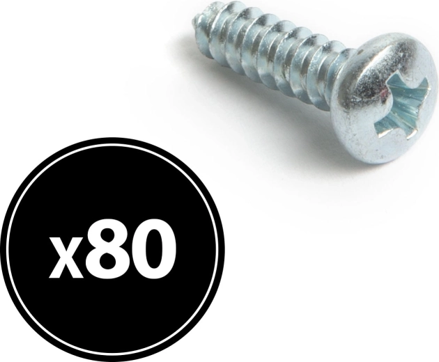 Forgácslapcsavar lapos, peremes fejjel 4,2 × 16 mm, 80 db