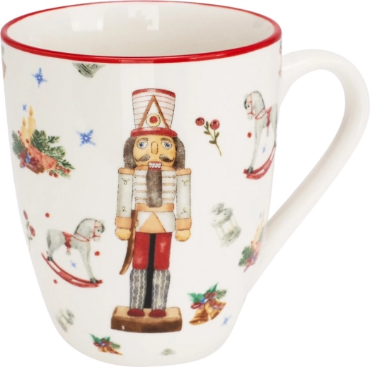 Ünnepi dizájn diótörő motívummal