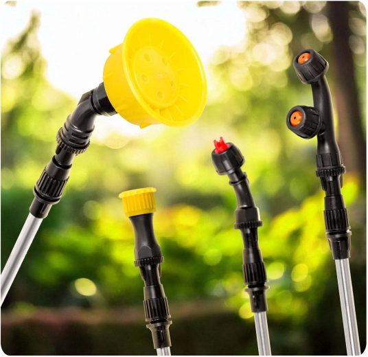 Négy cserélhető fúvóka minden feladathoz