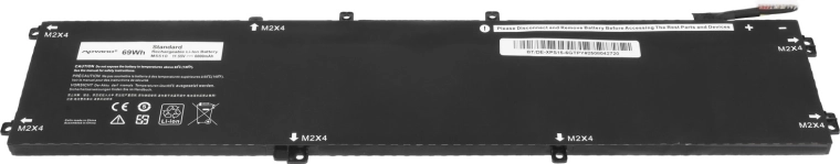 Nagy, 6000 mAh (69 Wh) kapacitás a hosszabb üzemidőért