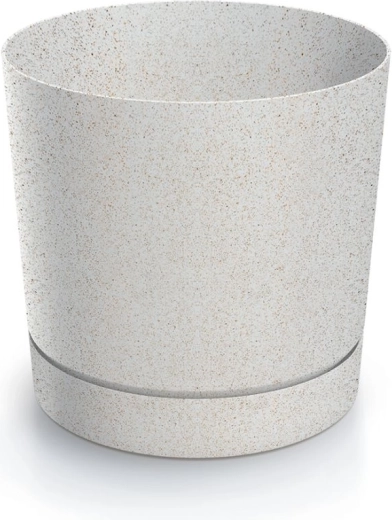 Tubo P Eco Wood virágtartó 17,8 cm fehér
