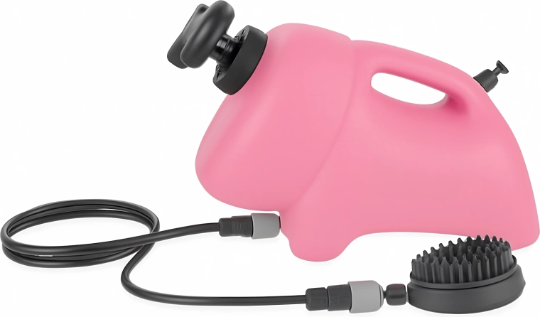 Hordozható 8 l-es tartály hosszú tömlővel