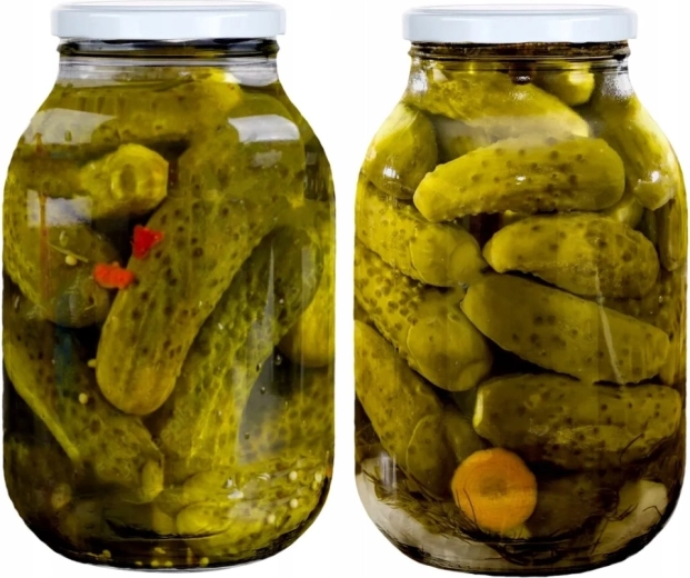 2 db 3 l-es befőttesüveg készlet fedéllel, Ø 100 (6 fül)