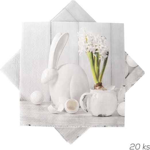 Papír szalvéták tavaszi mintával 33 × 33 cm, 20 db