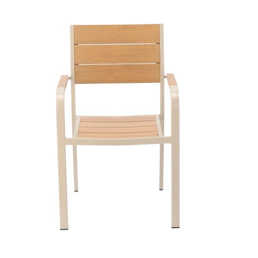 Kényelmes, fa dekorú lécek