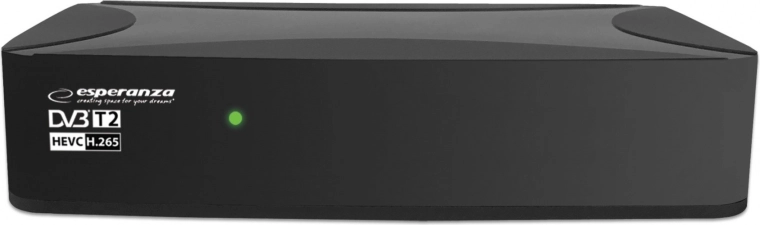 Esperanza digitális DVB-T2 set-top box H.265/HEVC-vel