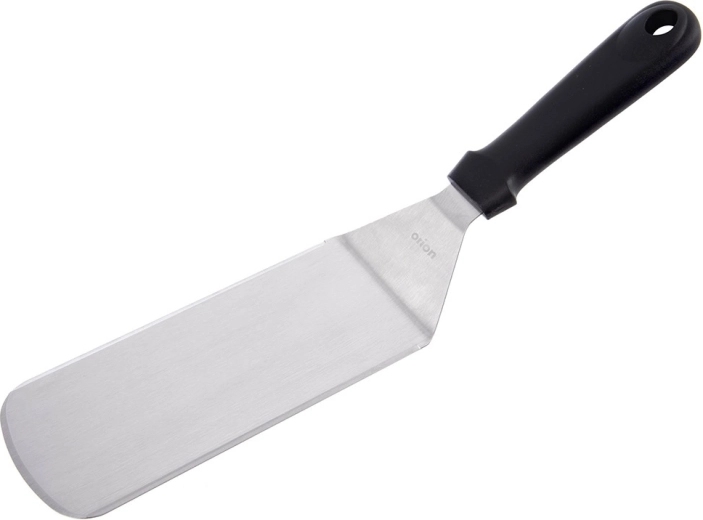 Széles rozsdamentes penge a biztos megfordításhoz