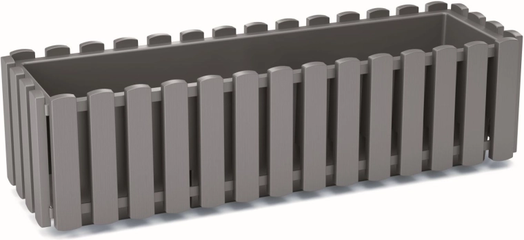 Önöntözős erkélyláda szürke kő 58 cm