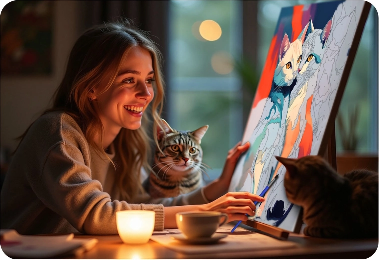 Komplett készlet az azonnali alkotáshoz