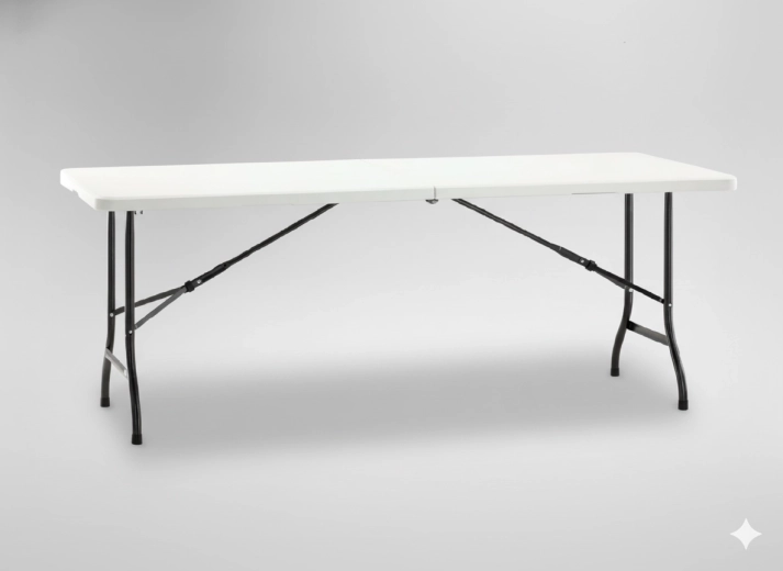 Összecsukható túra- és catering asztal 180 × 70 × 74 cm