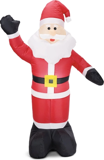 Felfújható Mikulás LED-világítással, 150 cm
