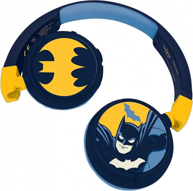 Vezeték nélküli, összecsukható Batman fejhallgató