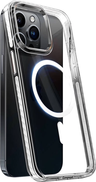 Torras Sparka átlátszó tok iPhone 15 Pro számára