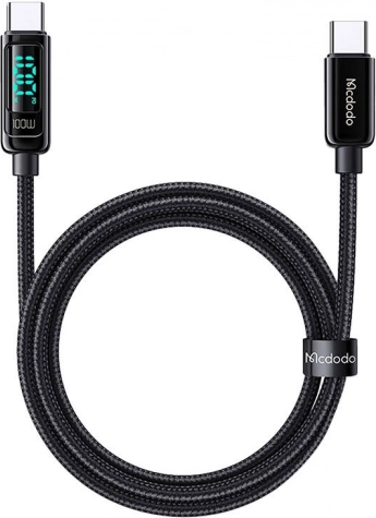USB-C kábel Mcdodo 100W 1.2m fekete