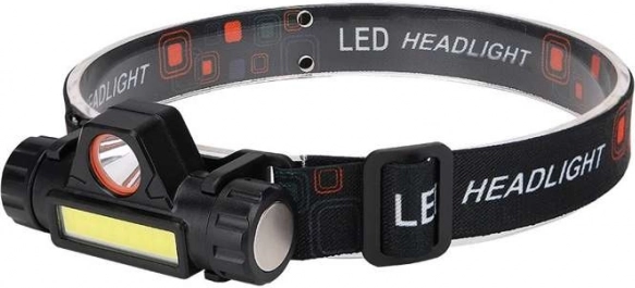 LED fejlámpa USB